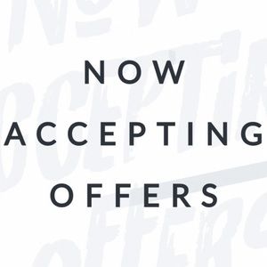 Accepting offers!